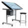  Height Adjustable Drafting Table and Chair Set