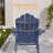 HIPS Folding Adirondack Chair Adjustable Chair with Ottoman Fire Pit Patio Chair for Outdoor-327413707