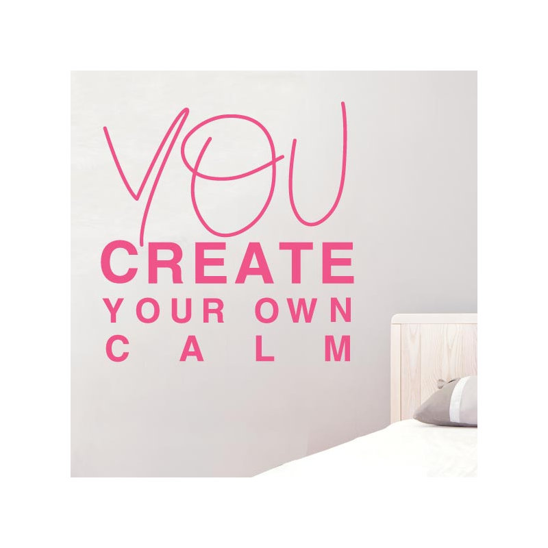 Abstract Wall Decal, Medium, Pink