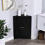 Armoire de rangement pour salle de bain - Unité de coin avec tablettes réglables. Eau. Installation facile. Café H 32,3 po x l 12,2 po x P 24 po finition peinture imperméable pour salon
