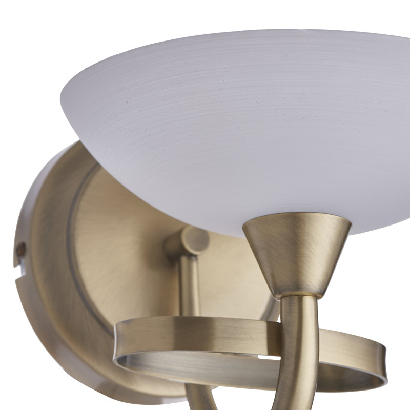 Montague Armed Sconce, Antique Brass