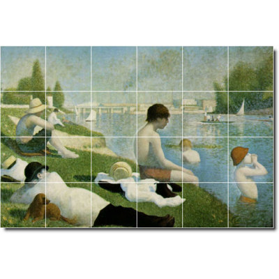 Carreau de céramique décorative 36 po x 24 po 6 po x 6 po