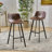 Kayenta Upholstered Counter Stool with Metal Frame-62064145-62064144