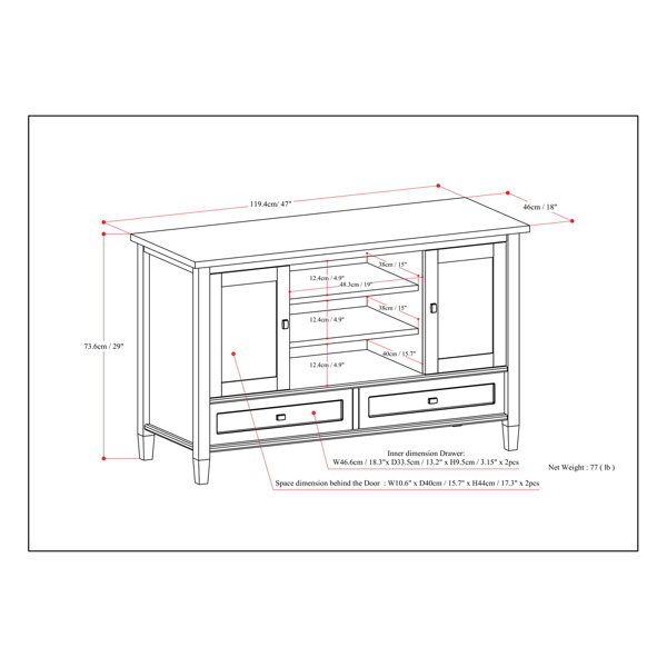 Dimensions du produit