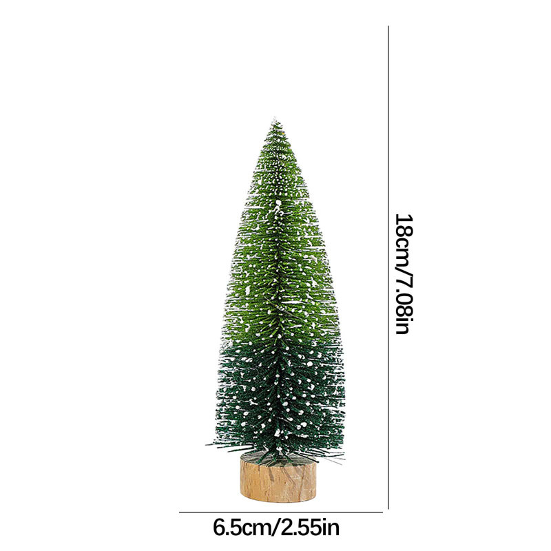 Arbre de Noël brillant, décorations de Noël, mini-arbre de bureau, cadeau de Noël