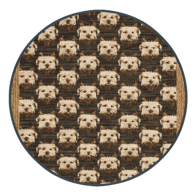 Washable Scottish Terrier Dogs Area Rug
