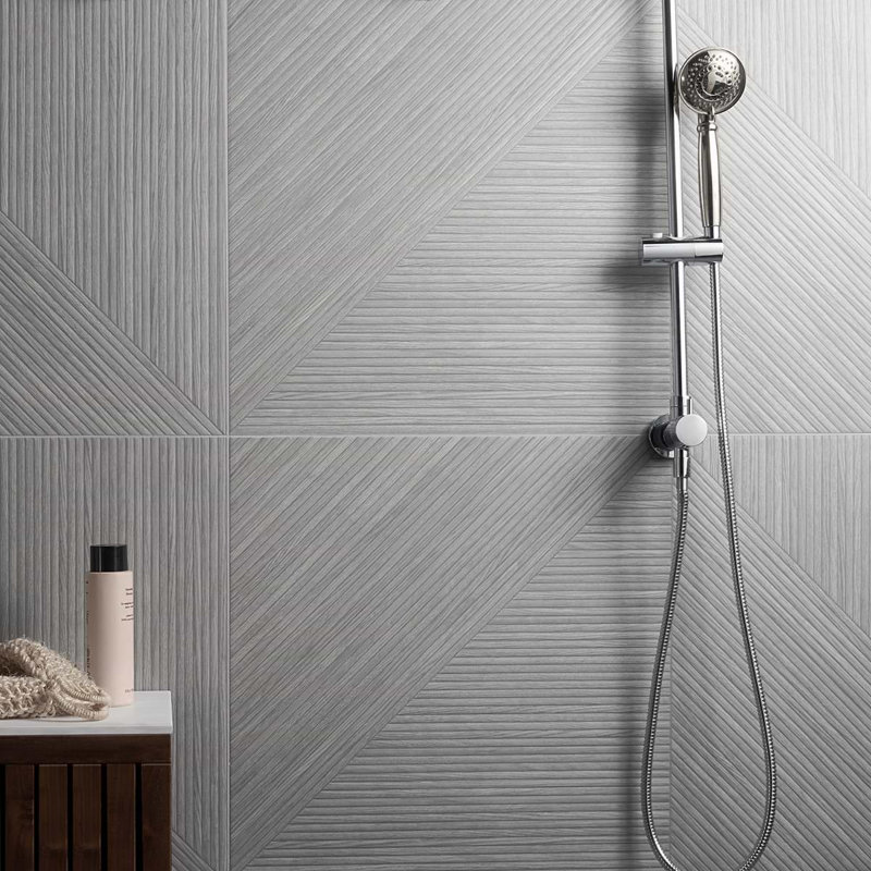 Enso 24X48 Matte Porcelain Wall Tile, Gray