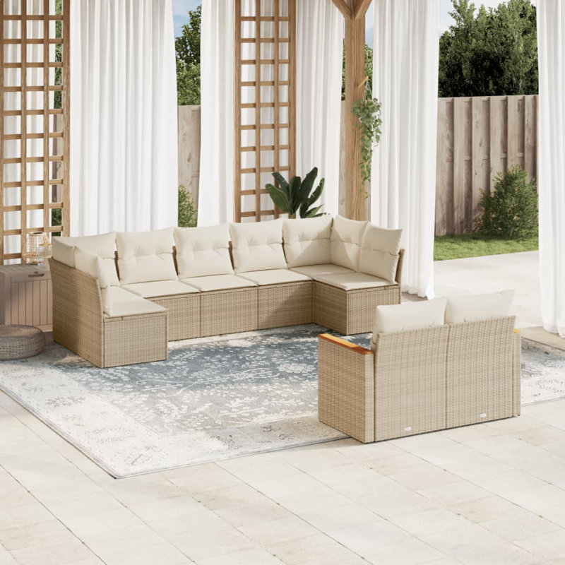 Ensemble de canapé de jardin Vidaxl