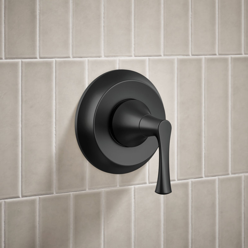 Kohler Purist® Rite-Temp Shower Valve Trim with Lever Handle, Less Showerhead, Polished Chrome
