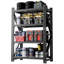 Étagère de garage robuste de 5000 lb, unité de rangement réglable en métal à 4 tablettes pour l'entreposage et la maison-102601119