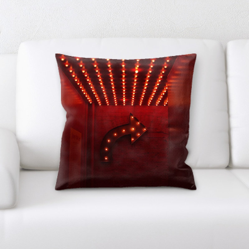 Microsuede Reversible Throw Pillow