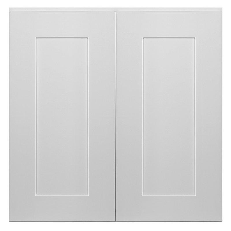 Armoire de cuisine style Shaker de Design House Brookings (prête à assembler), H 24 po x l 24 po, Blanc