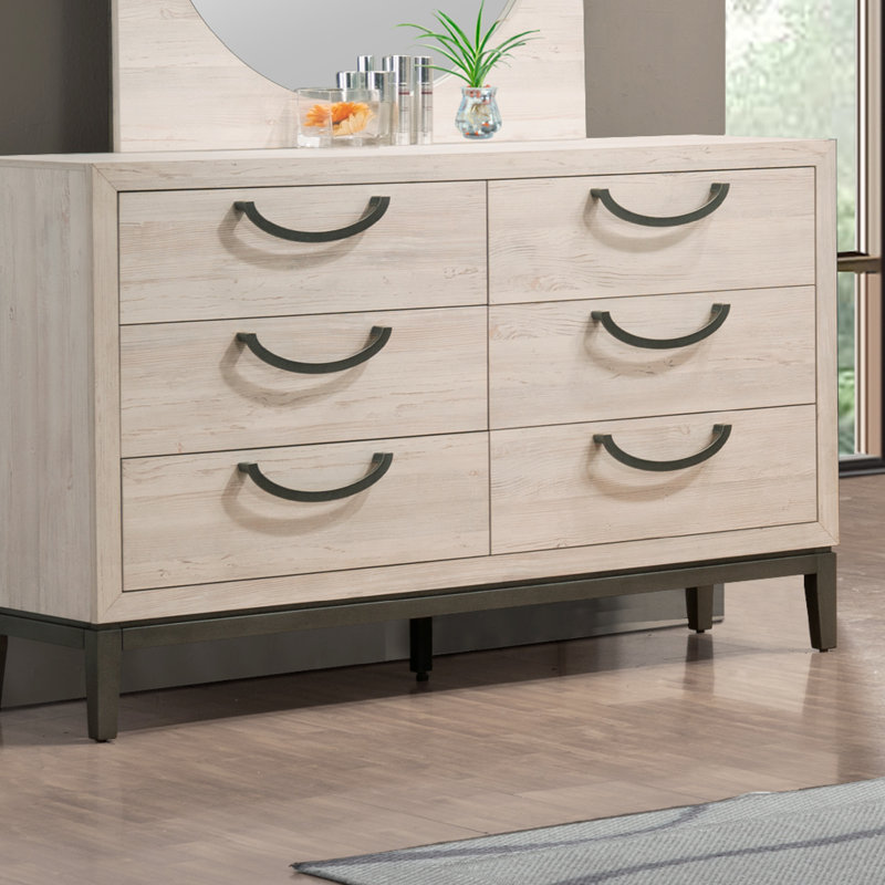 Commode de chambre à coucher contemporaine 1Pc