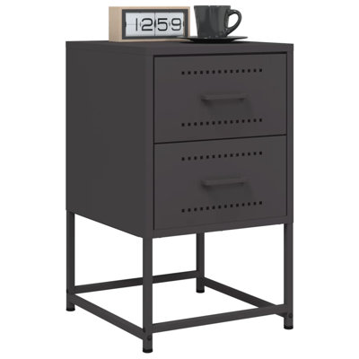 Bedside Cabinet 36x39x60.5 cm Steel