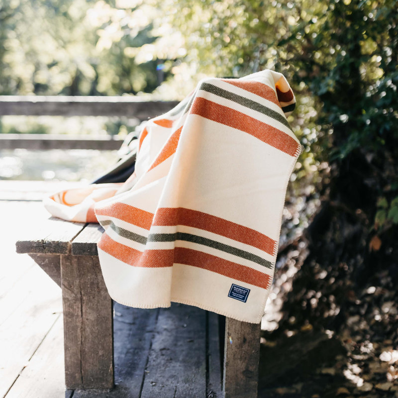 Cabin Collection Hand Woven Blanket, Black, 66" x 96"