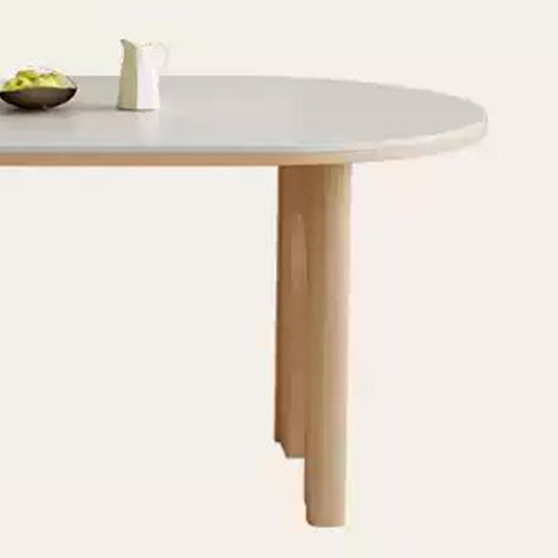 Cream Style Arcades Dining Table, 29.52"H x 70.86"L x 31.49"W