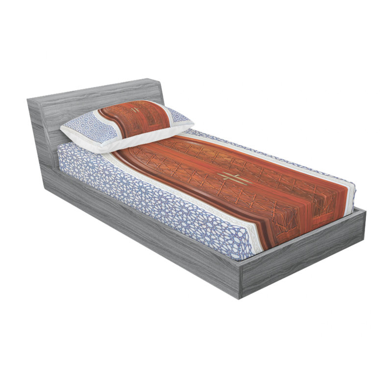 Microfiber Sheet Set, Twin Sheet Set with 1 Pillowcase