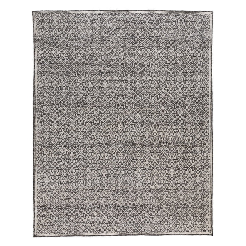 Naxos Geometric Area Rug in Black/Gray/Neutral, Rectangle 2' x 3'