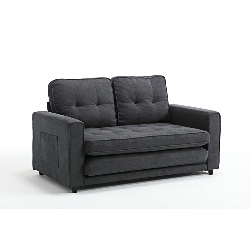 3 Fold Sofa, Dark Gray
