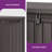 YITA 260 Gallons Water Resistant Resin Lockable Deck Box-73324447