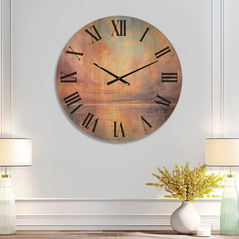 Horloge murale Sunset, Grand