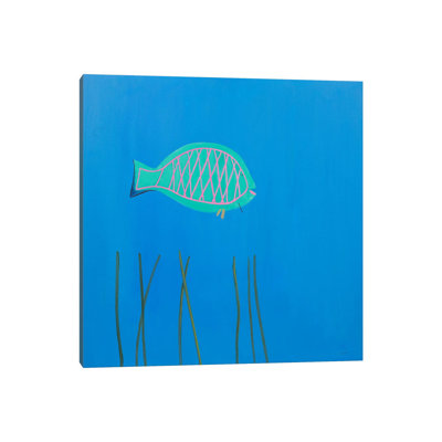 Parrot Fish by Andrew Squire - Wrapped Canvas Painting