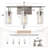 3-Light Dimmable Bathroom Vanity Light ，Easy Assembly