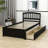 Twin Storage Platform Bed with Drawers-2132378918