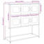 Sideboard 100.5X39x107 Cm Cold-Rolled Steel-1167702805