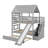 Twin Over Twin Bunk Bed With Trundle-2091592626