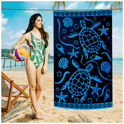 Cotton Blend Ultra Light Beach Towel