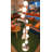 Pearl Floor Lamp with Glass Pearl Domes | Modern Zig Zag LED G9 Light in Gold Finish-2123930631