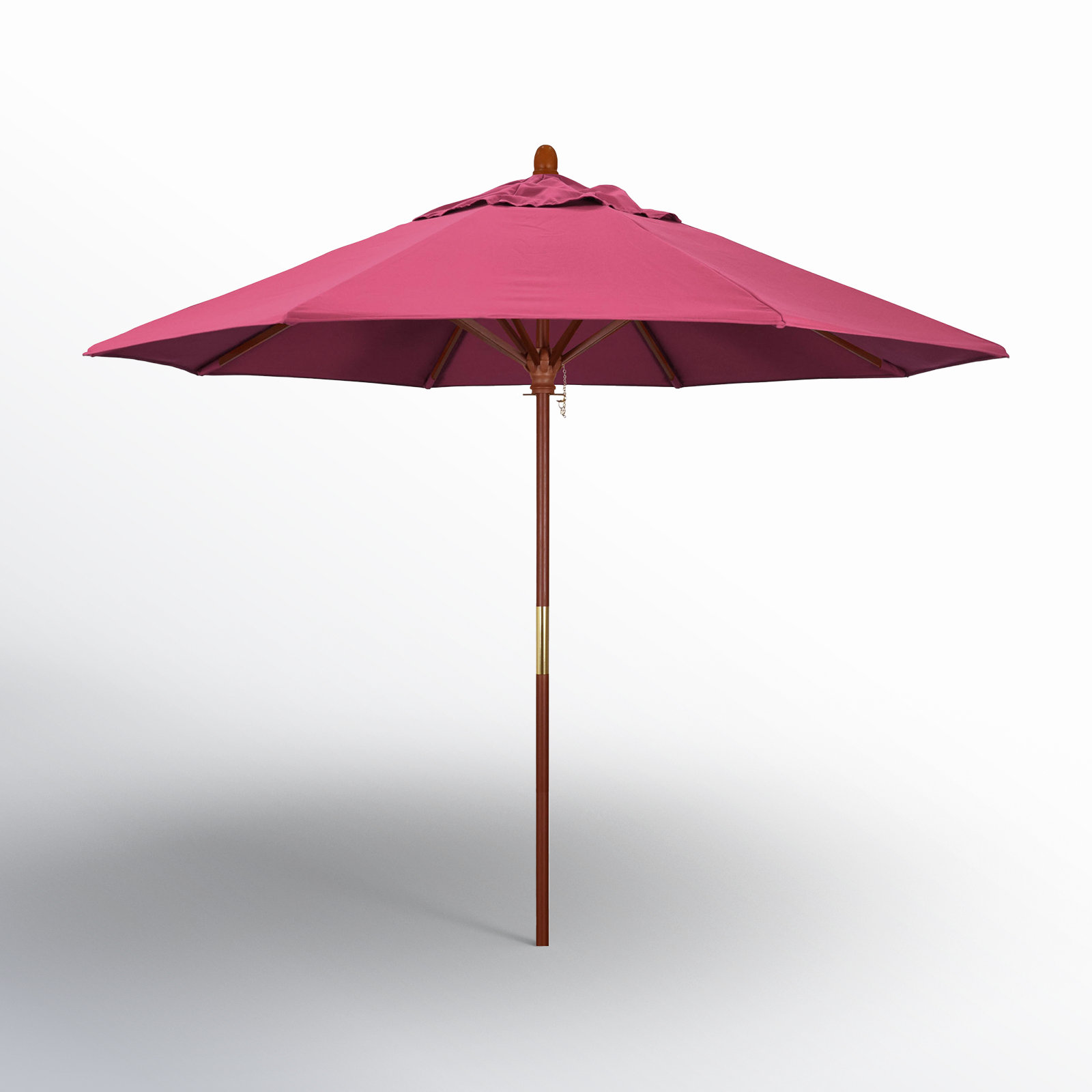 Manford 108'' Sunbrella® Outdoor Umbrella, Canvas Hot Pink Sunbrella® Canvas