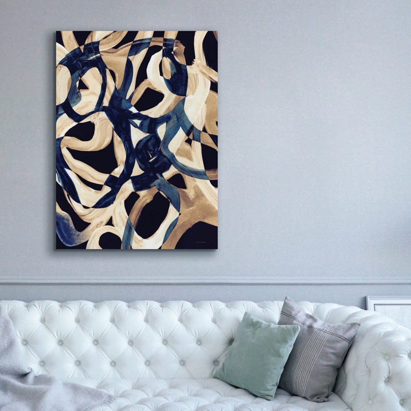  Art mural en toile «Ocean passer» par Kamdon Kreations, 40 po x 54 po