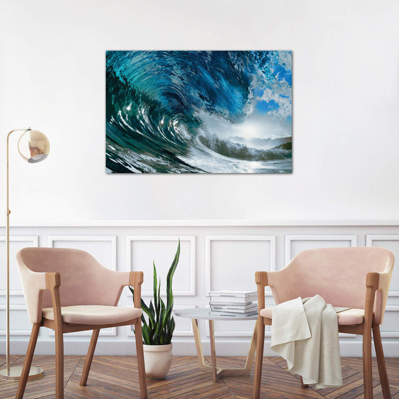 The Wave by PhotoINC Studio - Painting on Canvas, 30.48 cm H x 45.72 cm W
