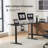Electric Height Adjustable Standing Desk with Round Tube Column-979077955-979077956