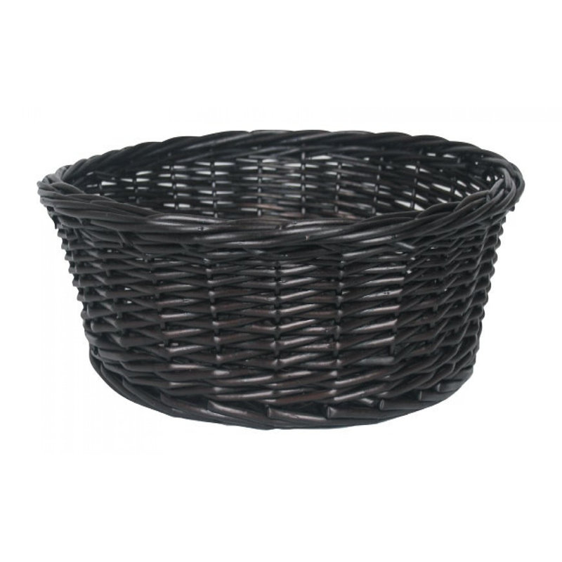 Dark Tone Willow Basket, 4.5" H x 15.5" W x 15.5" D