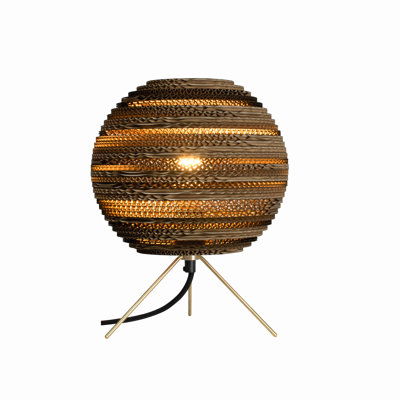 Scraplights Recycled Cardboard Table Light - Moon
