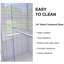 60 po X P 72 po H Double porte de douche coulissante semi-sans cadre-109069754
