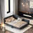 Upholstered Daybed With Headboard And Armrest-19911151-19911150