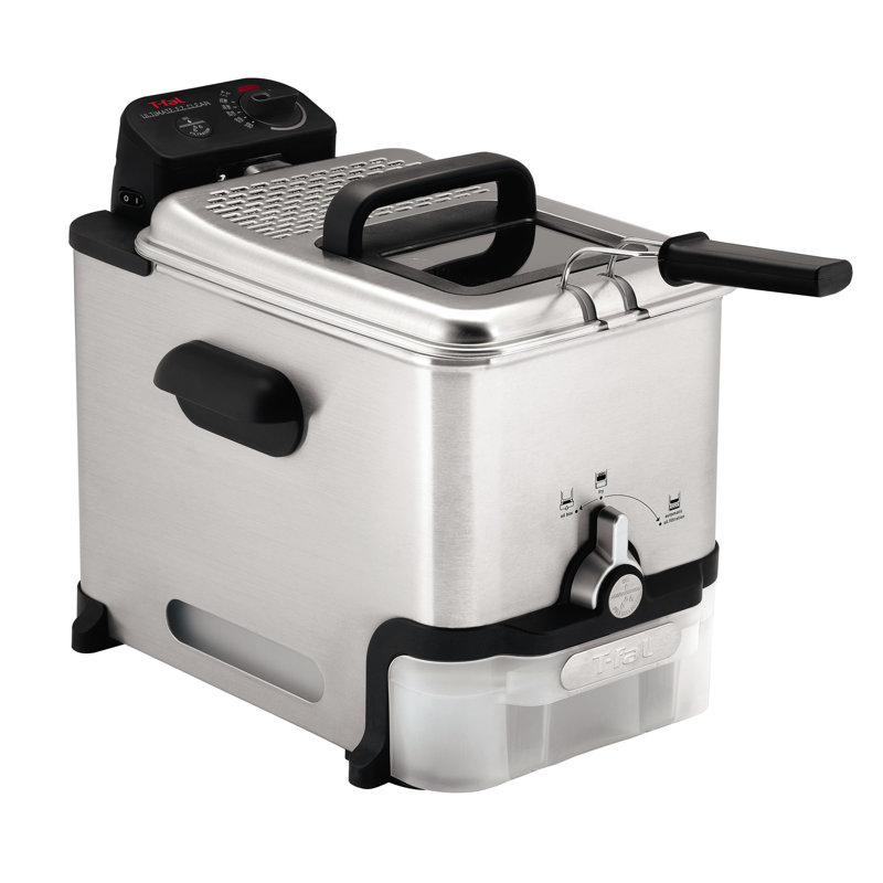 Stainless Steel 3.5 Liter Electric Deep Fryer with Oil Filtration