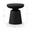 Table d'appoint d'extérieur Nevitt - noir-367108302