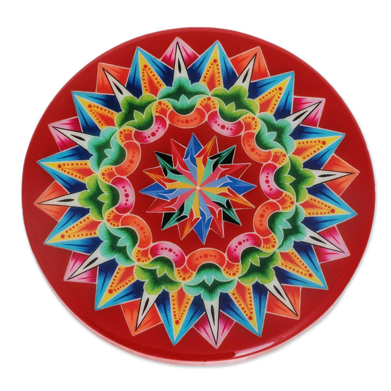 Couleurs traditionnelles en bois rouge