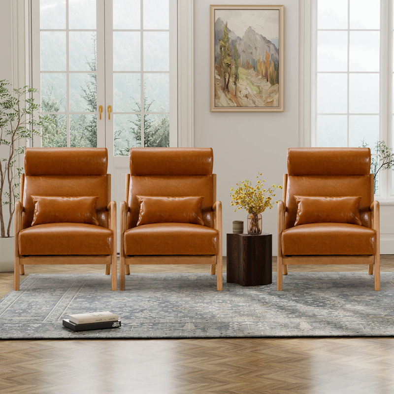 Ensemble de 3 chaises d'appoint Osias