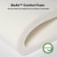 23cm Memory Foam Pocket Sprung Mattress-94274350