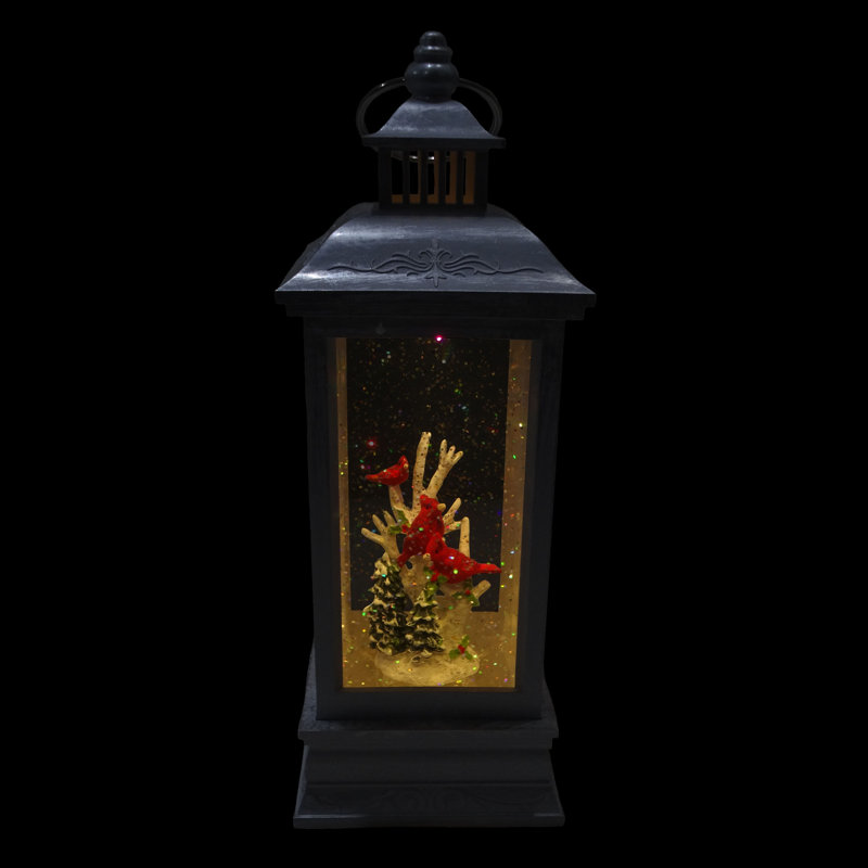 Cardinal Snowglobe with LED and Music