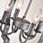 Rarick 4 - Light Wrought Iron Dimmable Lantern Geometric Chandelier