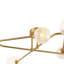 Plafonnier linéaire semi-encastré 6 lumières Modern Branch