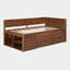 Lit de jour simple avec tiroirs et tablettes de rangement-1062514746