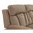 Global United  Recliningtransitional Microfiber Fabric Loveseat
